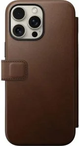 Фото: Чохол Nomad for Apple iPhone 16 Pro - Modern Leather Folio Brown (NM01679585) № 3 | KTC