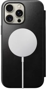 Фото: Чохол Nomad for Apple iPhone 16 Pro - Modern Leather Folio Horween Black (NM01677185) № 4 | KTC