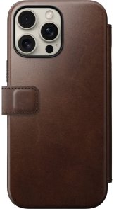 Чохол Nomad for Apple iPhone 16 Pro - Modern Leather Folio Horween Rustic Brown (NM01676485)