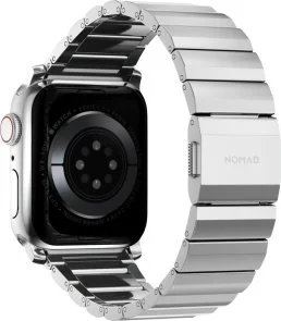Фото: Ремінець Nomad for Apple Watch 46/49mm - Steel Silver Hardware Silver (NM1A4HSXS0) № 2 | KTC