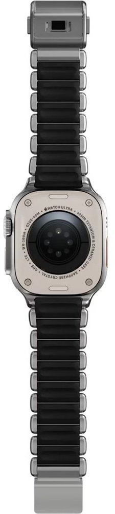 Ремінець Nomad for Apple Watch 46/49mm - Stratos Natural Hardware Black (NM014421858)