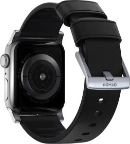 Ремінець Nomad for Apple Watch 46mm/49mm - Active Pro Silver Hardware Black (NM1A41SNW0)