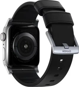 Фото: Ремінець Nomad for Apple Watch 46mm/49mm - Active Pro Silver Hardware Black (NM1A41SNW0) № 2 | KTC