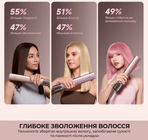 Фото: Випрямляч волосся Dreame Aero Straight Pro Rosy Purple (AMS02A-RP) № 9 | KTC