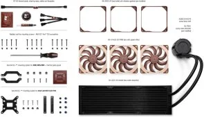 Фото: Система рідинного охолодження Noctua NL-LC1-42 Brown № 2 | KTC