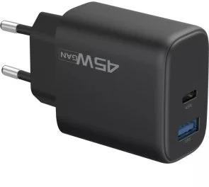 Фото: Зарядний пристрій Proove Silicone Power 2 45W Black (WCSP24110001) № 2 | KTC