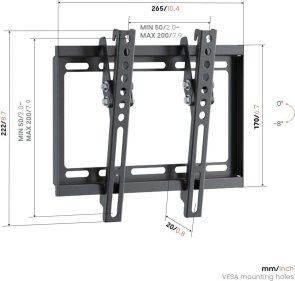 Кронштейн Vogels UP 2013 Black (8420130)