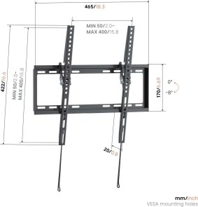 Кронштейн Vogels UP 4013 Black (8440130)