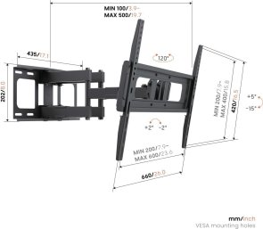 Кронштейн Vogels UP 6053 Black (8460530)