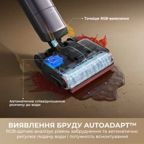 Фото: Ручний бездротовий пилосос Dreame H16 Pro Steam (HHR48F) № 12 | KTC