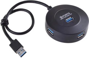 USB-хаб Maiwo KH304 Black (KH304-A)