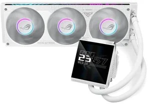 Фото: Система рідинного охолодження ASUS ROG Strix LC IV 360 ARGB LCD White (90RC01M2-B0EAY0) № 2 | KTC