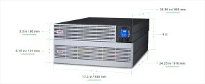 Фото: ДБЖ APC Easy-UPS 6000W 6000VA (SRVL6KRILRK) № 9 | KTC