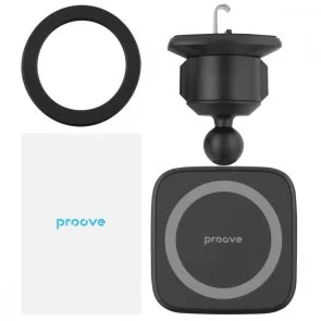 Фото: Кріплення для мобільного телефону Proove Block Magnetic Air Outlet Car Mount Black (CHMA00000001) № 4 | KTC