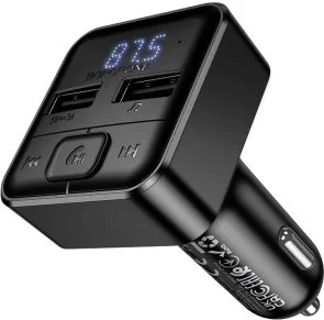 Фото: FM-Трансмітер + АЗП BOROFONE BC63 Selecto 15W Black (6941991126185) № 2 | KTC