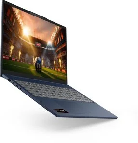 Фото: Ноутбук Lenovo IdeaPad Slim 5 16AGP11 83S2005DRA Cosmic Blue - 16" OLED 60 Гц / AMD Ryzen AI 7 / 445 / DDR5 32 ГБ / PCI-E SSD 1 ТБ / Radeon Graphics № 3 | KTC