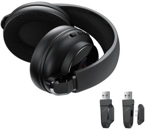 Гарнітура накладна Acefast H15 WL/BT/Jack 3.5, Black ( Gaming )