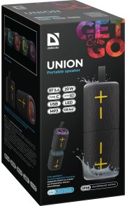 Портативна колонка Defender Union Black (65139)