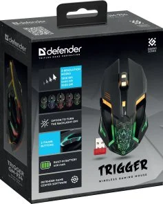 Фото: Миша Defender Trigger GM-934 Black (52934) № 7 | KTC