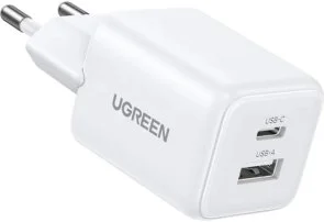 Фото: Зарядний пристрій UGREEN X514 QC PD 20W White (UGR-65006) № 2 | KTC