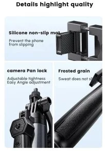 Фото: Штатив UGREEN LP849 4-Leg Bluetooth Selfie Stick Tripod Stand (UGR-45301) № 6 | KTC