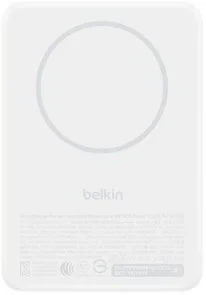 Фото: Батарея універсальна Belkin BoostCharge Slim Magnetic 10000mAh 30W Qi2 15W with Kickstad White (BPD016HQWH) № 2 | KTC