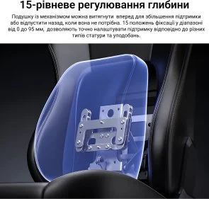 Фото: Крісло Anda Seat Phantom 4 L Gray Fabric (AD18YSD-72-G-F-G01) № 11 | KTC