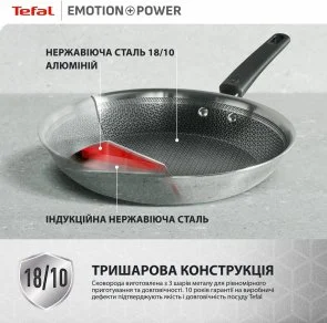 Фото: Сковорода Tefal Emotion+ Power 24cm (SET_E3410455) № 6 | KTC