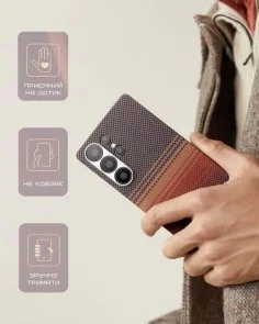 Фото: Чохол Pitaka for Samsung S25 Ultra - Tactile Woven Sunset (KS2503U) № 10 | KTC