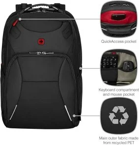 Фото: Рюкзак для ноутбука Wenger Cosmic 17 Black (653187) № 3 | KTC