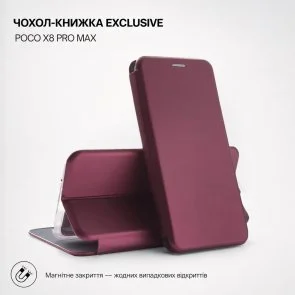 Фото: Чохол BeCover for Poco X8 Pro Max - Exclusive Red Wine (716170) № 4 | KTC