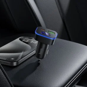 Фото: Автомобільний зарядний пристрій Hoco Z63B Barry QC3.0 PD 30W Black (6942007666244) № 9 | KTC
