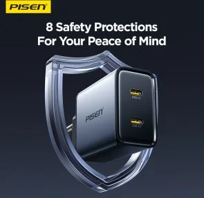 Фото: Зарядний пристрій Pisen BOLT Utility PD 45W Black (TP-C65) № 3 | KTC