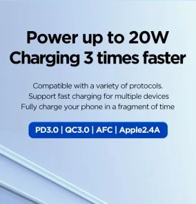 Фото: Зарядний пристрій Pisen A829 Quick PD 20W Black (A829-120167C-EU1_Black) № 9 | KTC