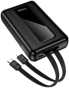 Фото: Батарея універсальна Hoco J162A 20000mAh 22.5W Black built-in Cable (6942007663083) № 5 | KTC