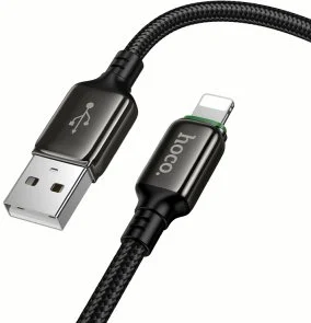 Фото: Кабель Hoco X127 Exceed 12W AM / Lightning 1m Black (6942007675598) № 2 | KTC