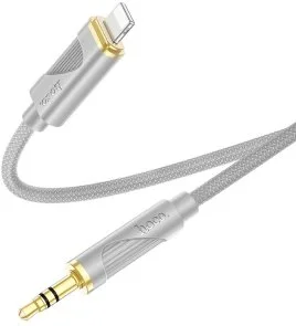 Фото: Перехідник Hoco UPA30 Lightning / Jack 3.5mm 1m Gray (6942007625517) № 2 | KTC