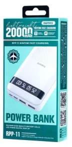 Фото: Батарея універсальна Remax RPP-11 20000mAh 12W White (6954851218845) № 2 | KTC