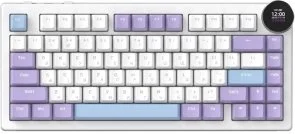 Фото: Клавіатура Ajazz AK820 V2 White Peach Switch WL/BT/USB White/Purple/Blue (AK820-V2-WP-PWB) № 2 | KTC