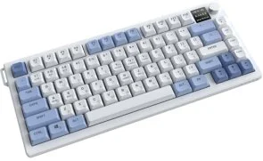 Фото: Клавіатура Ajazz AF82 WL/BT/USB White/Blue (AF82-BW) № 4 | KTC