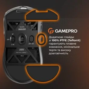 Фото: Миша GamePro Genesis Hollow WL/BT/USB Black (GM870HB) № 13 | KTC