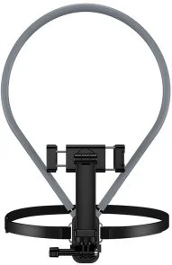 Фото: Універсальний тримач Hoco K30 Campo neck-hanging holder Black Gray (6942007664639) № 2 | KTC