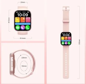 Фото: Смарт годинник Oukitel BT103 Pink (6931940767057) № 2 | KTC