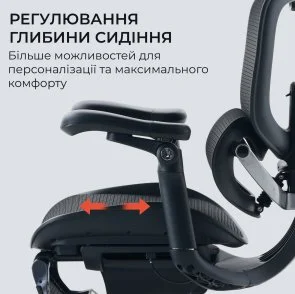 Фото: Крісло SIHOO C300 Pro V2 with footrest Black (C300-PRO-V2-B101-JT) № 16 | KTC