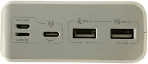 Фото: Батарея універсальна Romoss PHP30 30000mAh 18W White (PHP30-201-01H) № 3 | KTC