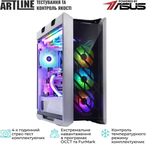 Фото: Персональний комп'ютер ARTLINE Overlord P99 Windows 11 Pro (P99v102Win) - AMD Ryzen 7 9800X3D / 96 ГБ DDR5 / PCI-E SSD 2 ТБ + 2 ТБ / Nvidia / GeForce RTX 5090, 32 ГБ / AMD X870E / 1200 Вт № 10 | KTC