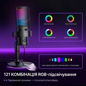 Фото: Мікрофон Fifine A9S Black № 13 | KTC
