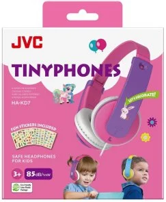 Фото: Навушники JVC HA-KD7 for Kids Pink/Purple (HA-KD7-PNE) № 3 | KTC