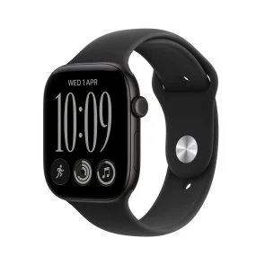 Смарт годинник Apple Watch 12 GPS 42mm - Black Aluminium Case with Black Sport Band - M/L (MJEC4)
