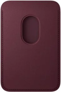 Фото: Чохол для пластикових карт for iPhone - FineWoven Wallet with MagSafe Burgundy (MK9H4) № 2 | KTC